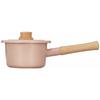 Fuji Enamel Milk Pan, Cotton Series, Ash Pink, 14cm, CTN-14M.AP