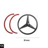 C200 E200 For Mercedes Benz Original Car Rear Label Badge Sticker for Mercedes-Benz W213 E43 AMG 2017 2018 2019 2020 Replacement