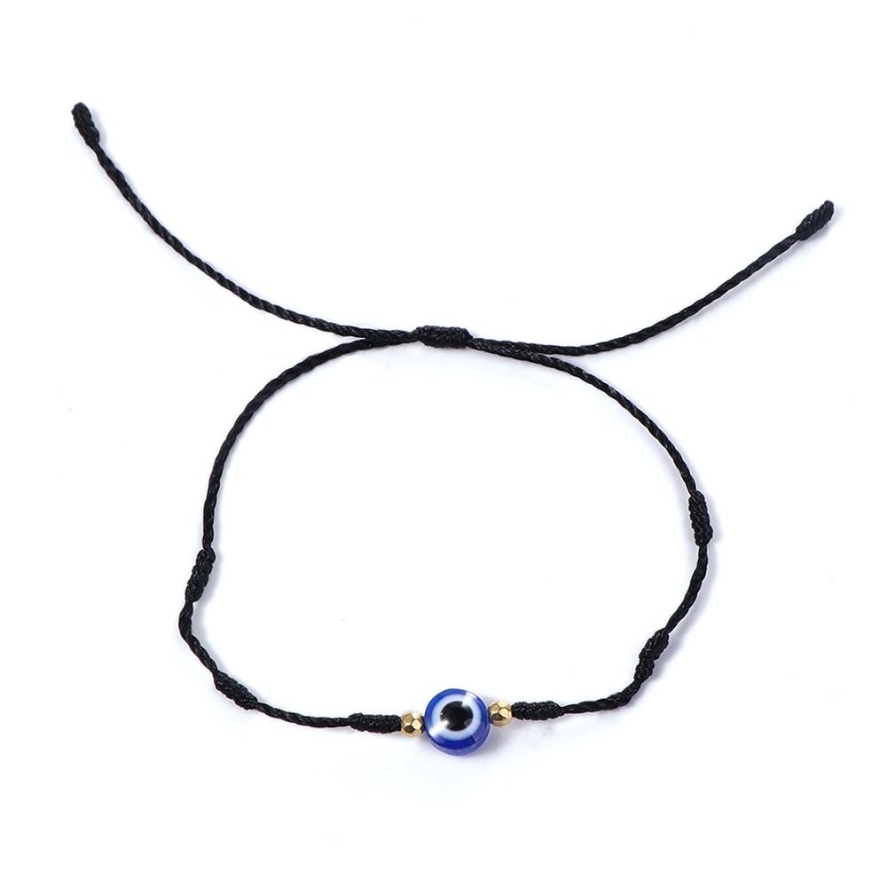 Blue Eyes Seven Knots Braided Hand Ropes Blue Eye Bracelets Couple Bracelets Hand-woven Bracelets
