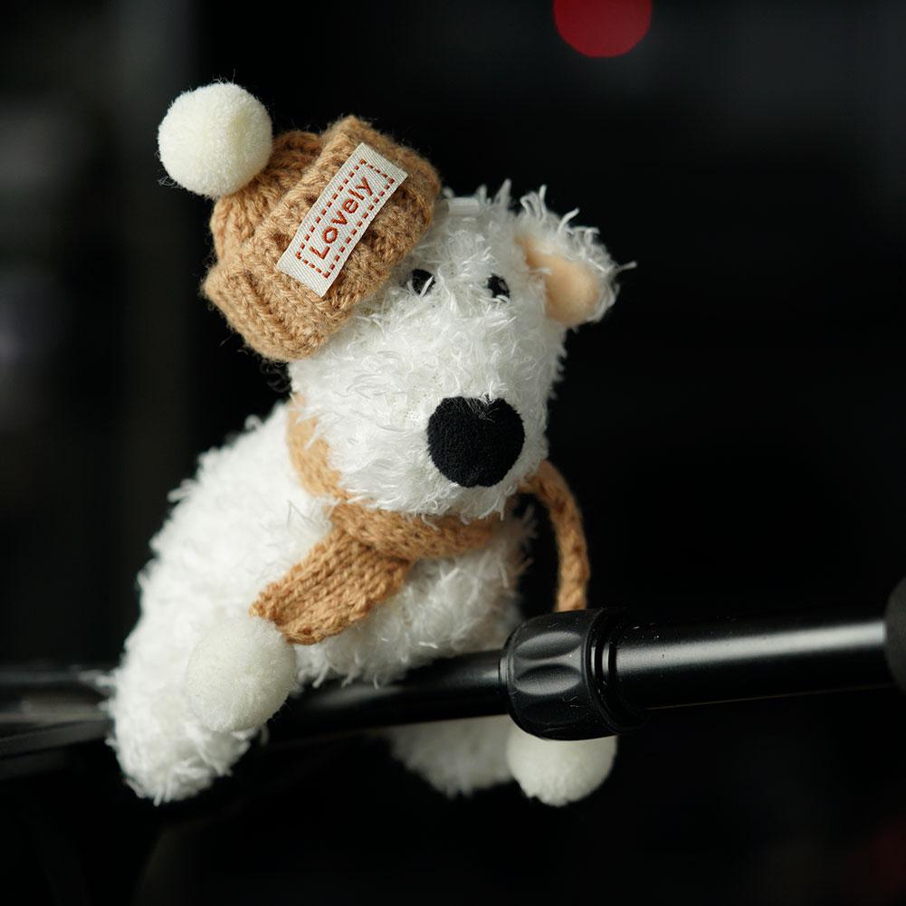 Cartoon Plush Car Wiper Turn Signal Switch Decoration,kawaii Dog Car Wiper Doll Vivid Toy Car Interior Accessories