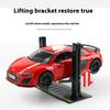 Simulation Repair Shop Parking Lot DIY  Lighting Parking Lot Repair Shop Ornament Collection Decorative Gift Boy Home Decoration