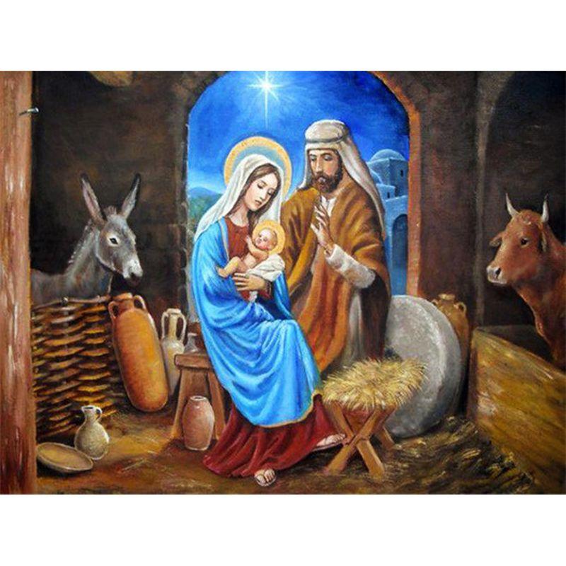 DIY Diamantové malování Křížovým stehem Kompletní vrtačka Diamantové vyšívání Kompletní sada Štrasová mozaika Dárek Domácí dekorace Obrázek