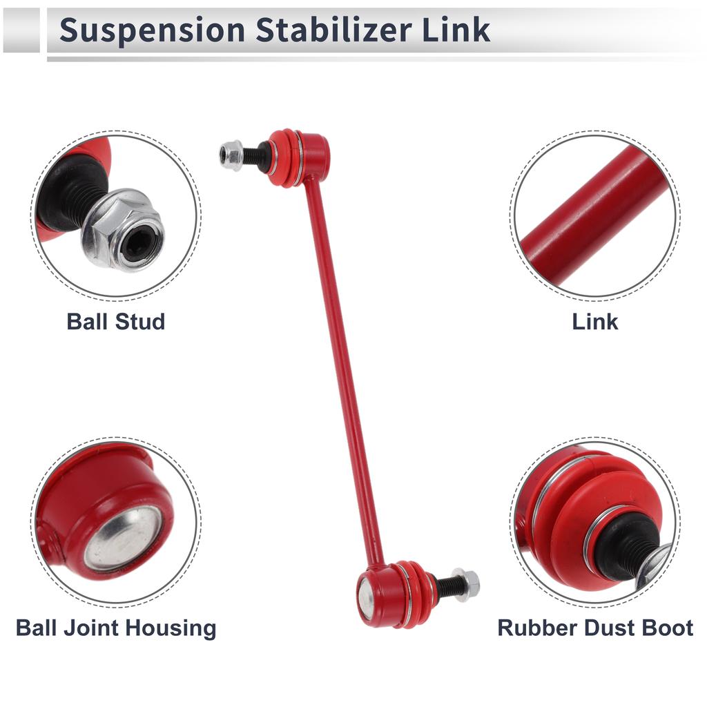 X Autohaux Front Stabilizer Bar Links with 2 Pcs Bushing for Jeep Patriot No.K80258 1Set