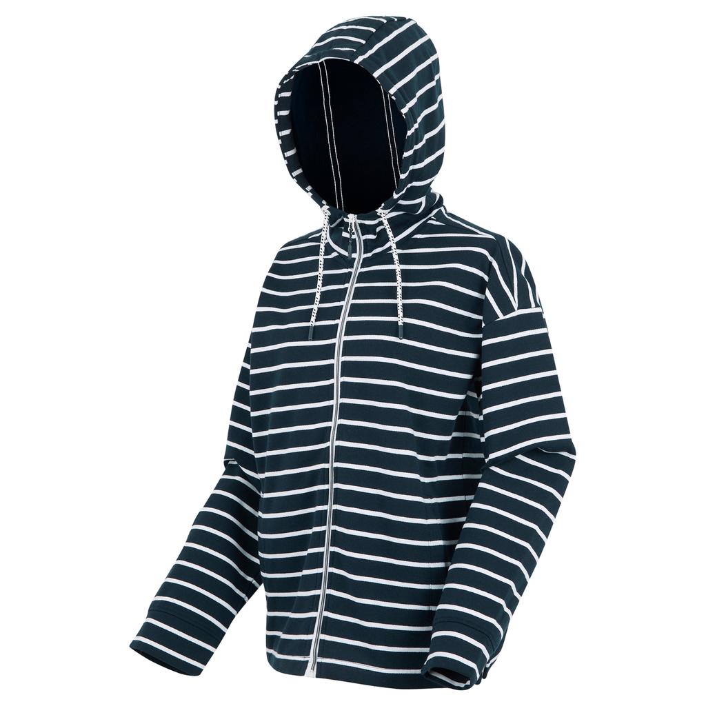 Regatta Dámská/Dámská Bayletta II Pruhovaná Mikina s Kapucí na Zip