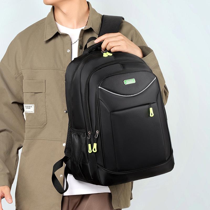 Schoolbag Casual Men's Backpack College Student School Bag Computer Bag Nylon Anti-splashing Water Business Travel Men's Backpack Wholesale