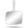 10.3" L x 7.4" W Hand Mirror for Home and Barber, Black