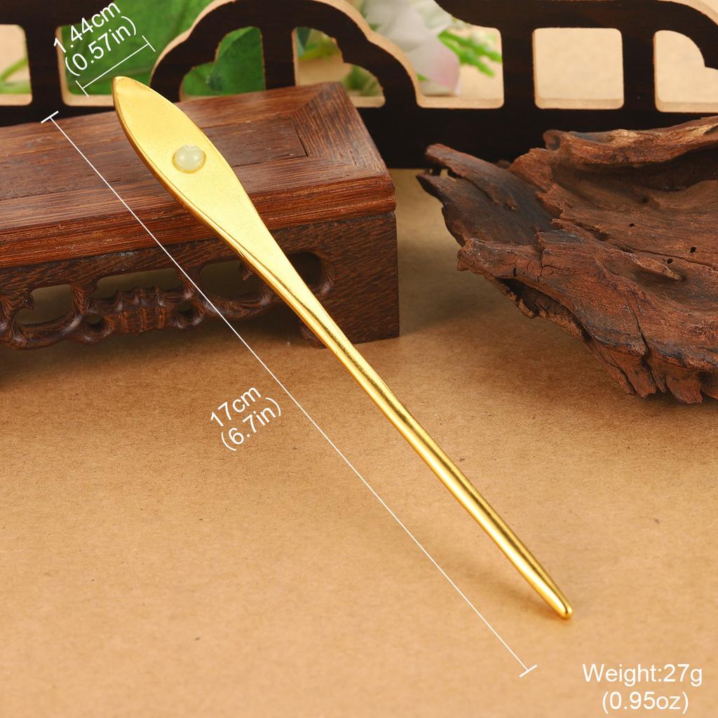 Antique hair accessories new hair fork high-end Hanfu accessories high-end jewelry hollow dragon geometric auspicious cloud hairpin