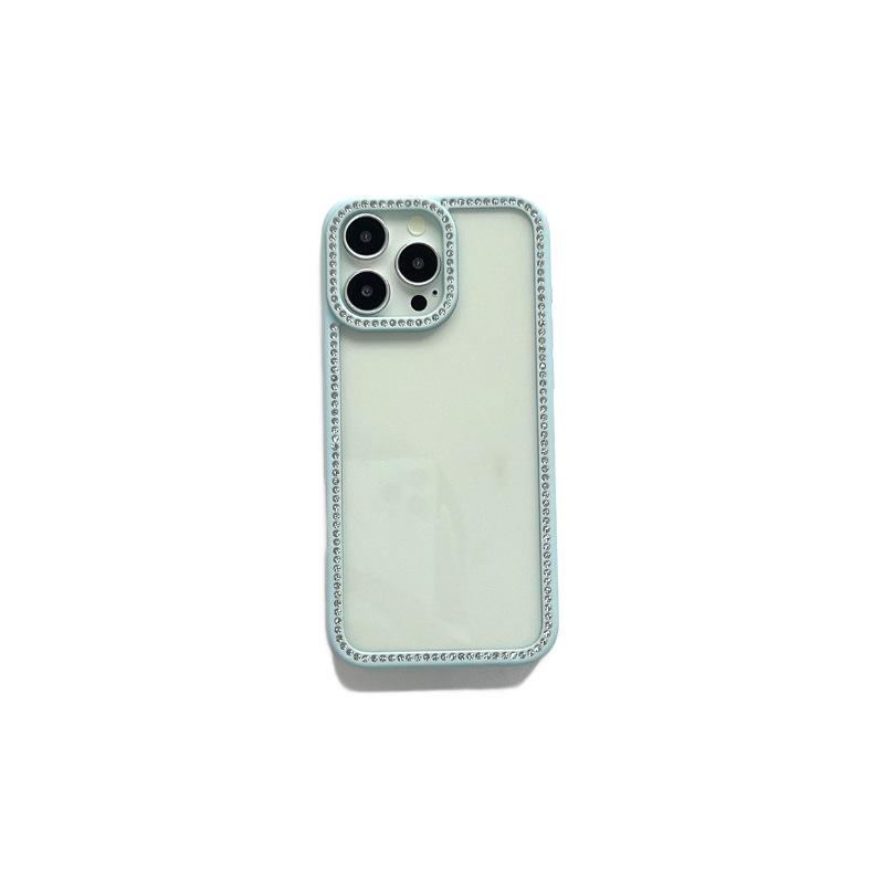 Applicable To iPhone11ProMax Diamond-encrusted Mobile Phone Case Transparent Back Plate Apple 11/11 Anti-drop Star Diamond Case