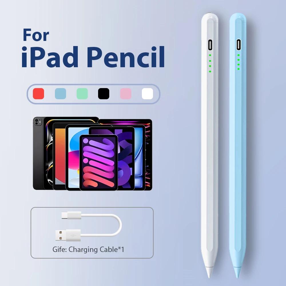 For Pencil Stylus For iPad A16 11th Air 13 5 4 M3 M2 Pro 11 12.9 M4 Pens 10 9 10th 9th Generation Mini 7 6 Touch Pen