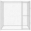 vidaXL Cage pour chien Argenté 200 x 200 x 200 cm Acier galvanisé