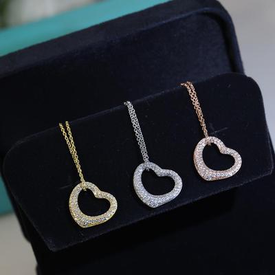 Key Heart Necklace  Exquisite Version with Adjustable Chain Length of 45cm Daily Wear, High-quality Jewelry Daily Wear for Birthday Party