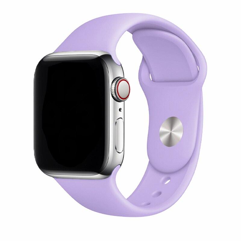 Silikonový řemínek pro řemínek Apple Watch 44 mm 49 mm 45 mm 41 mm 40 mm 42 mm 38 mm náramek iwatch série 9 7 se 3 4 5 6 8 Pásek Ultra2