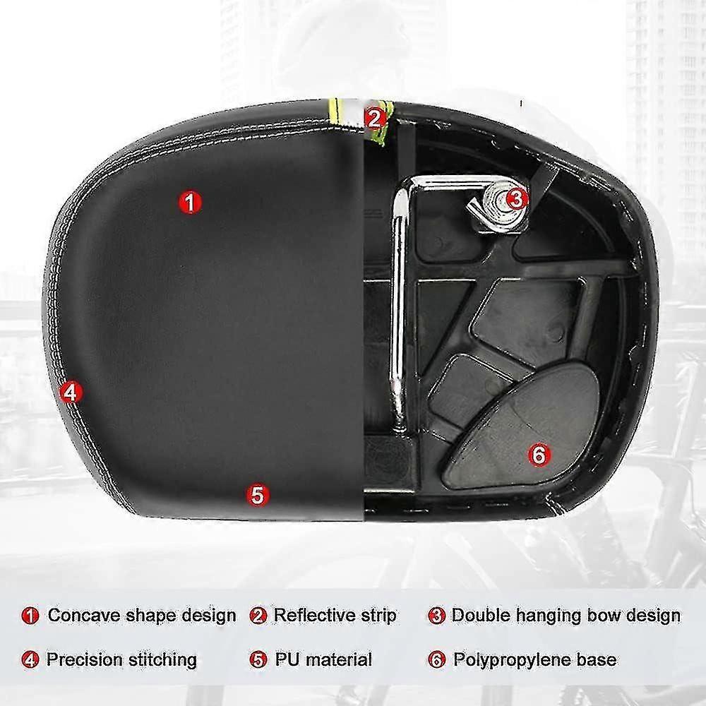 Nasenloser Bequemer Breiter Fahrradsattel mit Memory-Schaum Polster für die Meisten Fahrräder