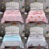 Rabbit Radish Bear Flower Printed Washed Cotton Summer Air Quilt Conditioning