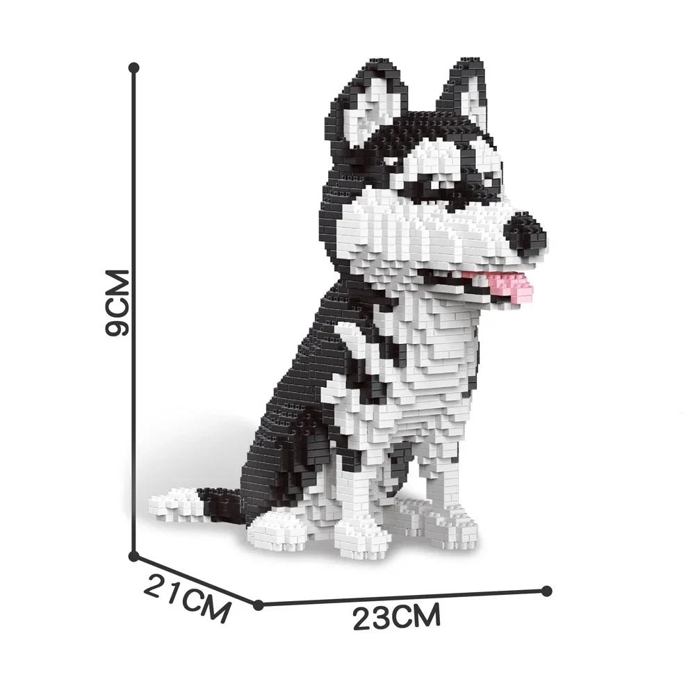 Dalmatian and Dachshund Set 3D Micro Mini Building Block Toys - Exquisite for Pet Enthusiasts, Home Decor & STEM Learning Toy