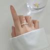 Little Daisy Ring For Women Oil-Dripping Flower Adjustable Open Ring Creative Accessories Trendy Alloy  Cute Girls Gift