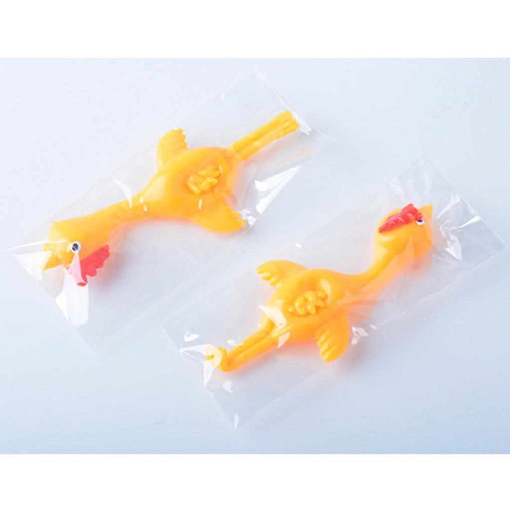 Rubber Chicken Flick Chicken Flying Chicken Flingers Stretchy Christmas Gift Toy