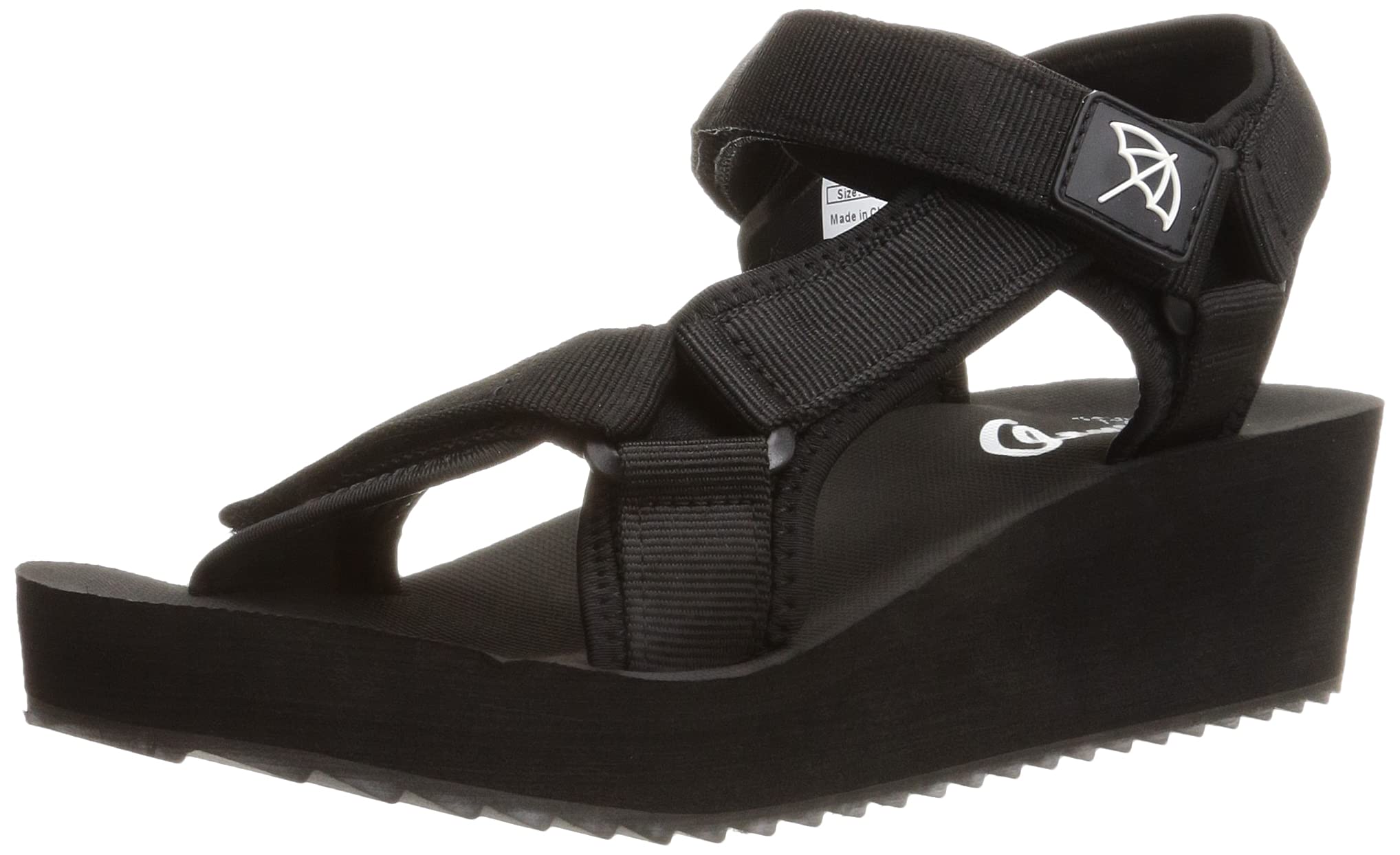 

Arnold Palmer AN5402 All Black Large Women s Sandals, (19),