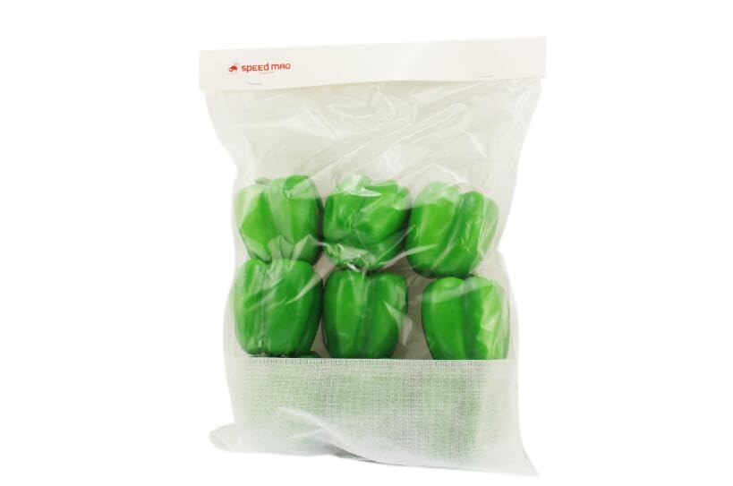 Speed Mao Realistic Green Pepper Food Set of Green Samples, 9,
