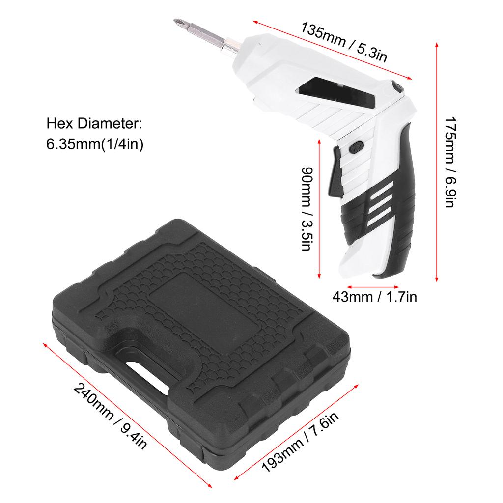 Electric Screwdriver   Foldable USB Lithium Battery Rechargble Screwdriver Set 3.6V