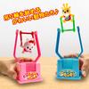 Cute Animal Gymnastics Toys - Press the Button To Spin On the Rings, Light Up, Make Sounds, and Talk (Set of 2)