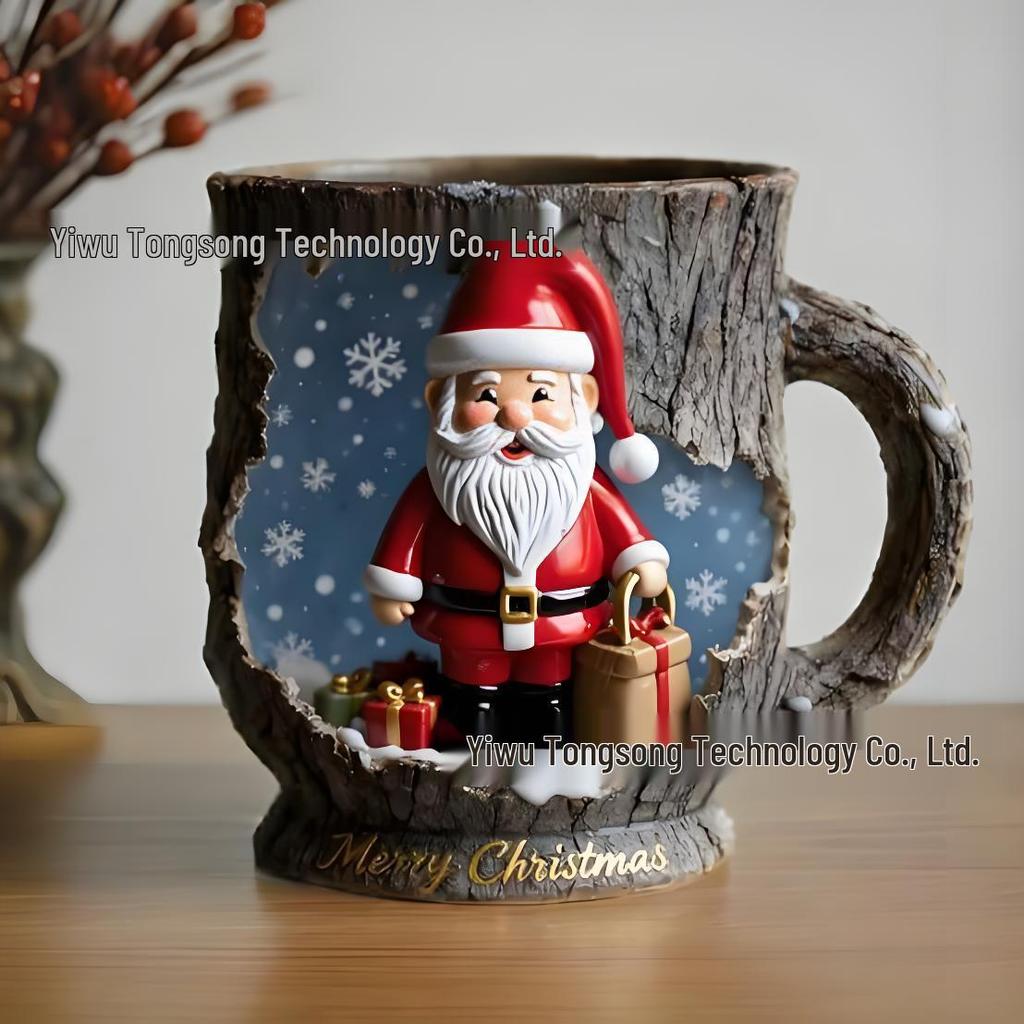 Cross-Border Engine Mug: V8/V6 Resin 3D Design