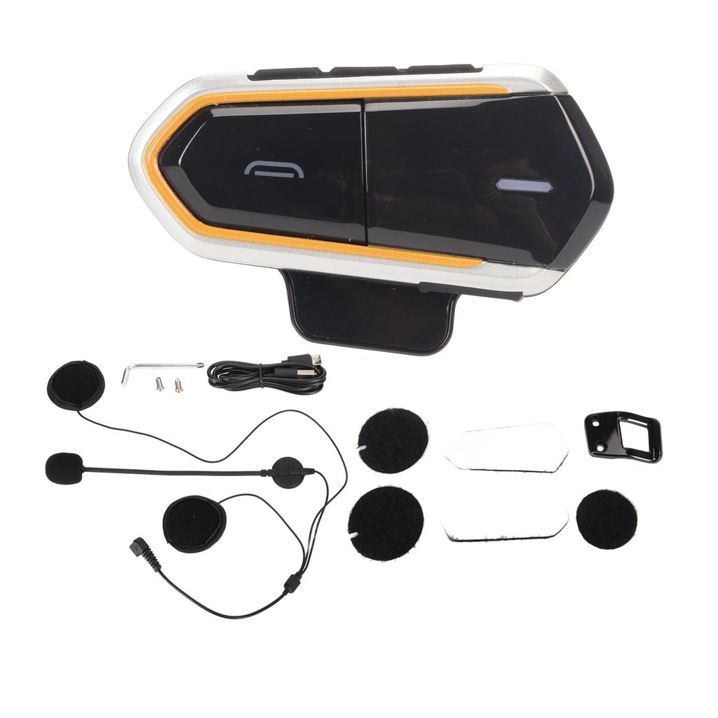 Bluetooth Helm Headset Geräuschunterdrückung HiFi Stereo IP54 Wasserdicht Kabellos Motorrad Kopfhörer
