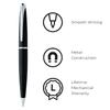 CROSS Ballpoint Bar Salt Officially Imported Pen, Oil-Based, ATX, Black, N882-3,