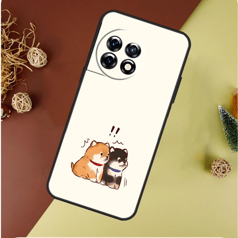 Tier Shiba Inu Hund Für OnePlus 13 13R 12 12R 11 9 10 Pro 8T 9RT 10T 10R Nord 4 CE 2 3 Lite N20 N30 Handyhülle