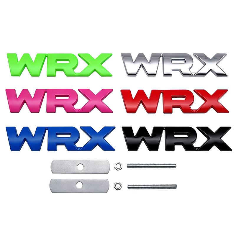 3D Car Front Grille Emblem High Quality Durable Auto Modification Sticker for WRX XV STI Outback Legacy Forester Impreza