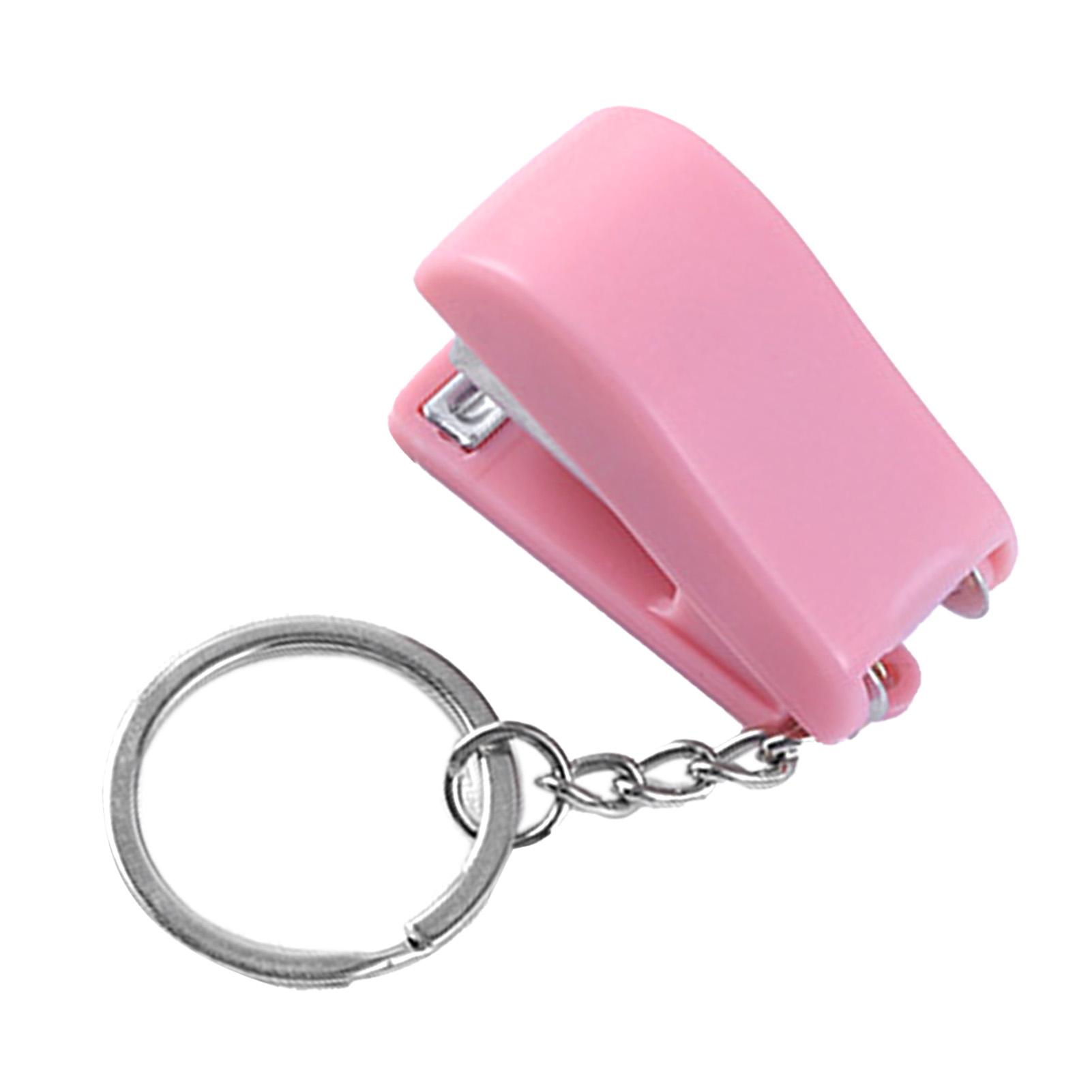 

Мини-степлеры-брелки для творчества, симпатичный легкий мини-степлер с брелком для студентов-писателей