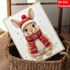 Frameless Pearl Painting Kit Festive Rabbit Aesthetic Wall Art DIY Sparkling Bead Canvas Room Decor Creative Craft Gift Idea