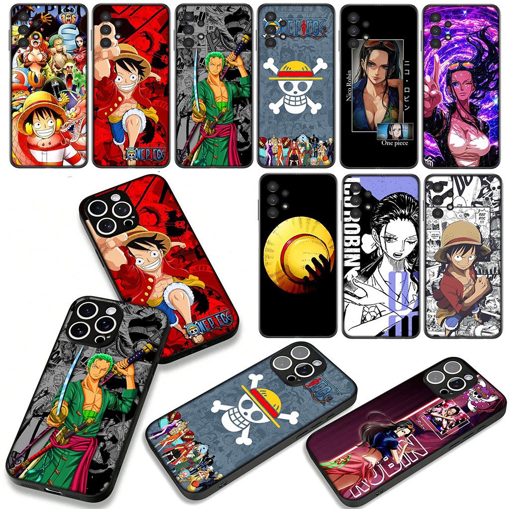 For Motorola Moto Edge 70 60 Fusion 40 NEO 20 Pro G Stylus G56 G96 G71 G73 G52 G41 G42 G51 Case Zoro One Nico Robin Pieces Luffy
