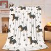 Snowy Owl Fleece Blanket Blue Purple Roses Butterfly Animal Bedding Throw Super Soft Cozy Flannel Sofa Blanket Luxury Travel Nap