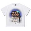 T-shirt Grafica Migos Unisex Oversize Gruppo Hip Hop Casual Cotone Manica Corta Streetwear Vintage Hype Per Giovani