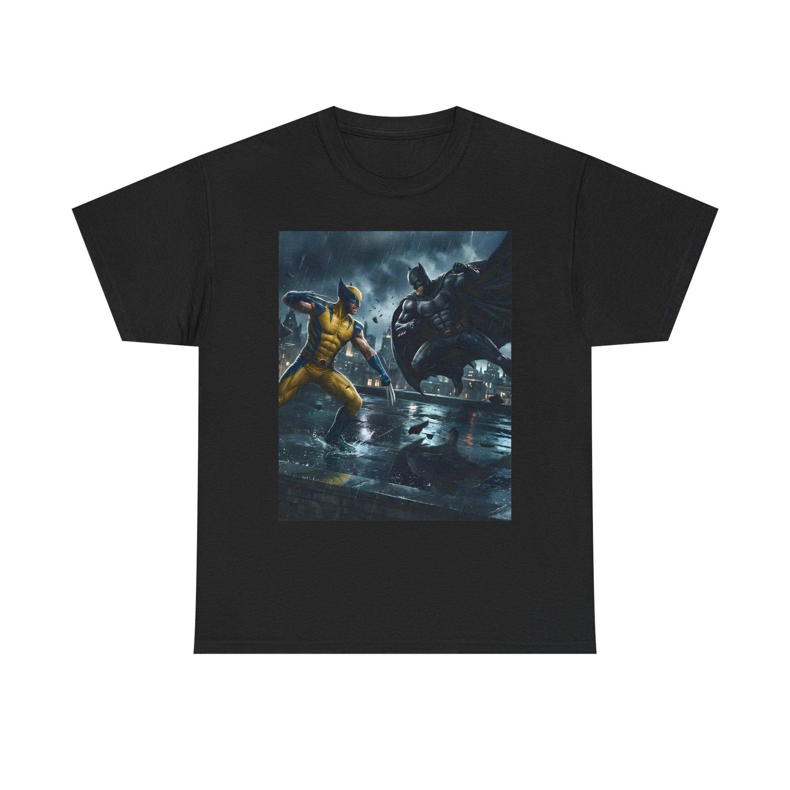 Wolverine vs. Bat MHF Unisex Tee 2XL