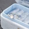 Moonstone Series Opening Adjustable Ring Personality High Sense Simple Light Luxury Niche High Sense Jewelry