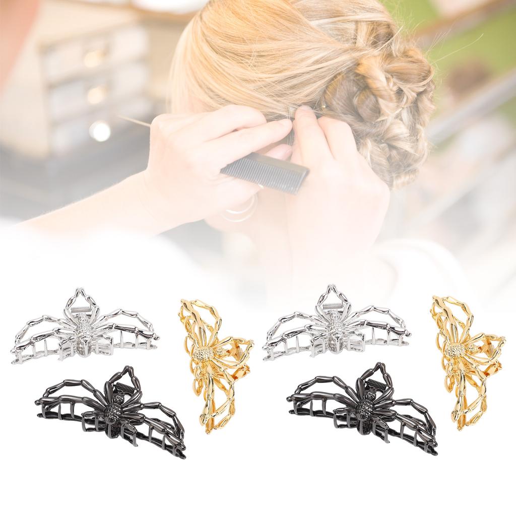 6 Pcs Hair Claw Clip Set Anti Slip Alloy Strong Hold Hair Accessories Fashion Hair Jaw Clips for Thick Hair