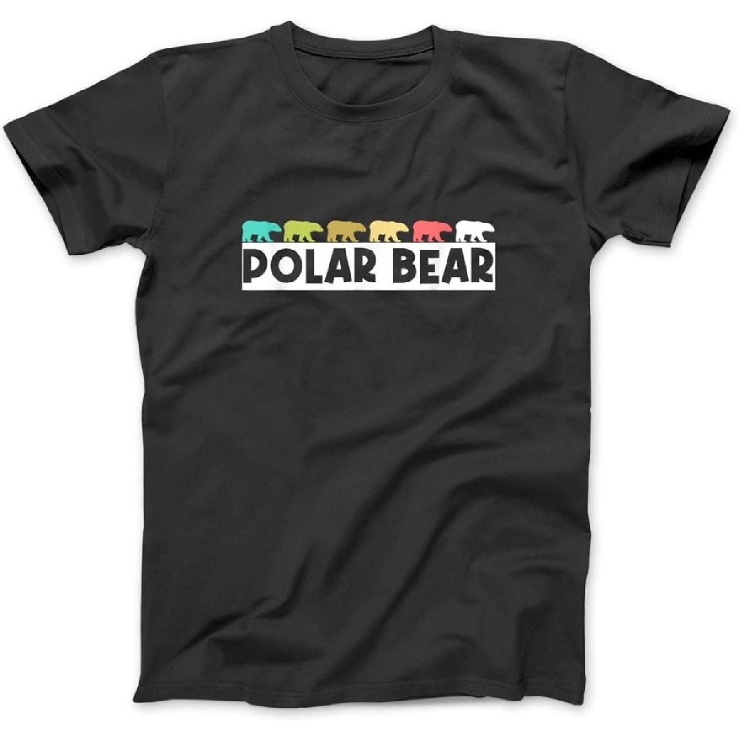 Polar Bear _ North Pole _ Arctic Polar Bear T-Shirt, Sweatshirt, Hoodie for Men Women Kids Made in Canada Black S