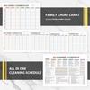 ADHD Cleaning Planner, Weekly and Monthly Organizing Planner with Cleaning Schedule and Checklist for Adults, Women for Household, Home, Kitchen,