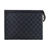 [Gebraucht] Pochette Voyage MM 'Schwarzes Damier Graphite Canvas' - Sehr Gut #ZIL740