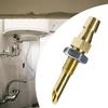 Metal Nozzle Sealing Performances Versatile Metal Nozzle Metal Adapter Simple Installs Suitable for Industrial Heaters