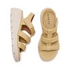 New 2026 Spring And Summer Casual Comfortable Sole Large Size Comfortable Simple Thick Sole Sandals Roman Shoes Velcro Patch