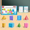 8 Transparente Geometrische Körper Perspektive Demonstrationsmodell Lehrbuchversion Mathe Lernwerkzeug Montessori Lernspielzeug