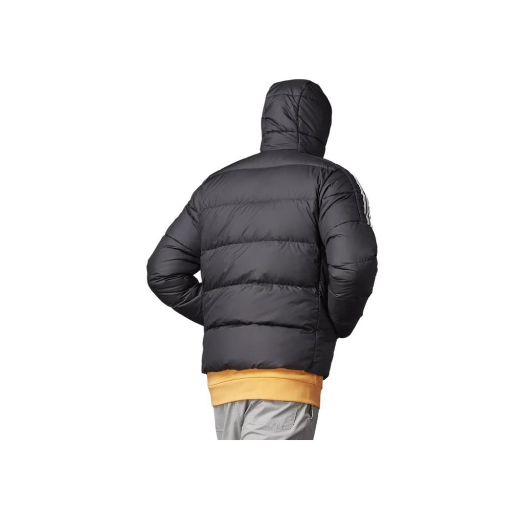 adidas Casual Sports Hooded Down Jacket Men Outerwear Black GT9141