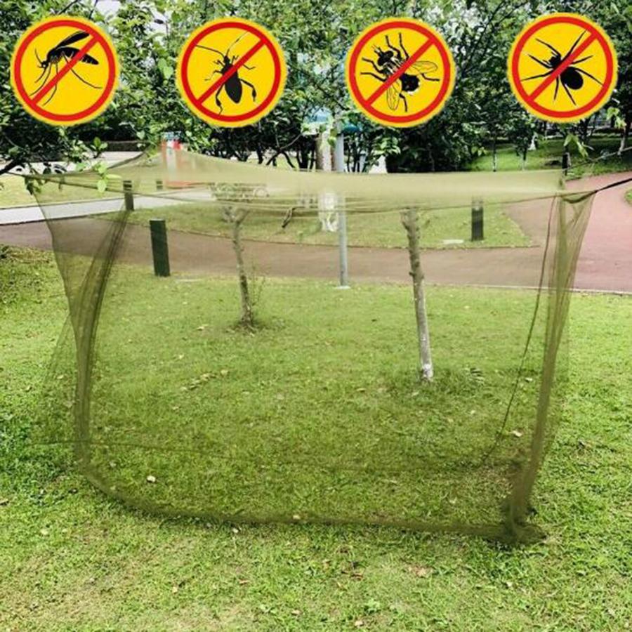 Mosquito Net Large Indoor Outdoor Camping Insect Netting Cover Canopy Fit Travel