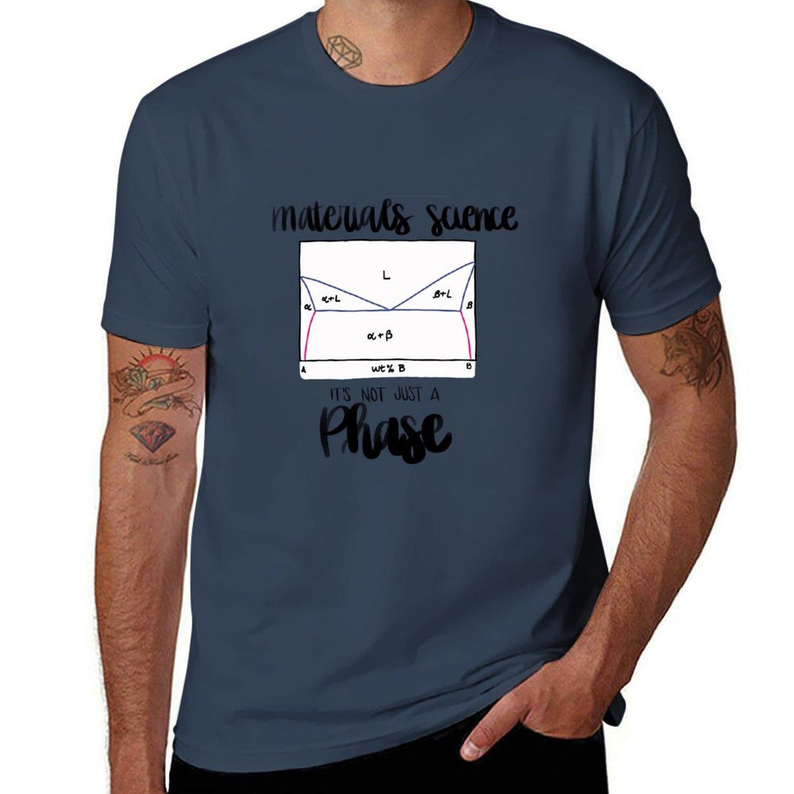 Materials phase Science its not a just TShirt Work Duty Casual TShirt S
