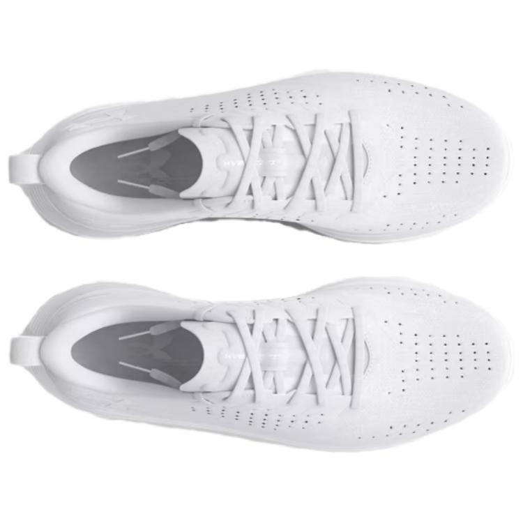 Under Armour Women's UA Flow Velociti 4 Running Shoes White Metallic Silver 3027586-100
