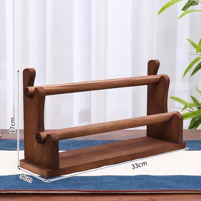 Solid Wood Creative Display Stand for Jewelry, Figurines, Snacks, and Succulents