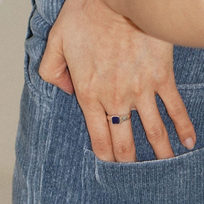 MaggieKim THE SANTIAGO RING (Blue Lapis)